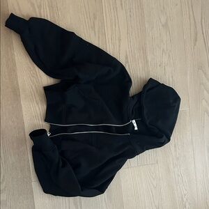 Garage Black Zip-Up Hoodie